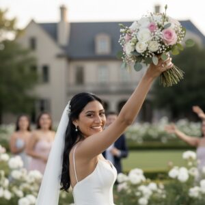 Não jogar o buquê para sua mulher